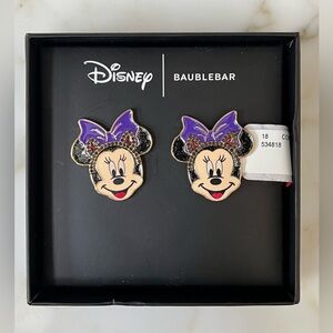 Disney BaubleBar Minnie Mouse Halloween Cat Ears Earrings